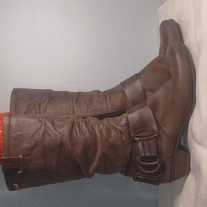 Pikolinos Brujas 38 Brown Soft Leather Slouchy Boot Steampunk Comfort Whimsygoth